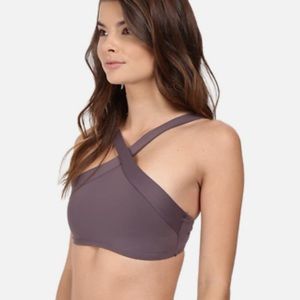LSpace  Serina Bikini Top Halter Pebble